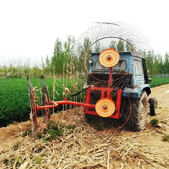 Farm tool mini tractor driven finger wheel Hay rakes for sale - Agri ...