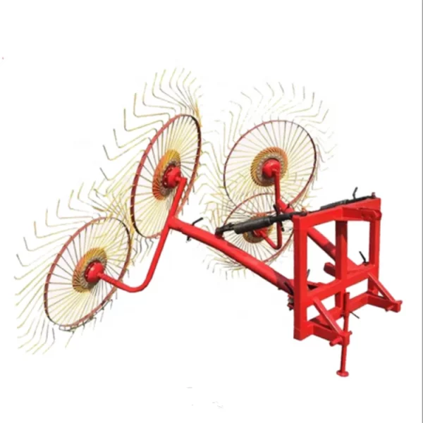 4 Disc Farm Use Hydraulic Hay Rake / Tractor Hay Disc Rake
