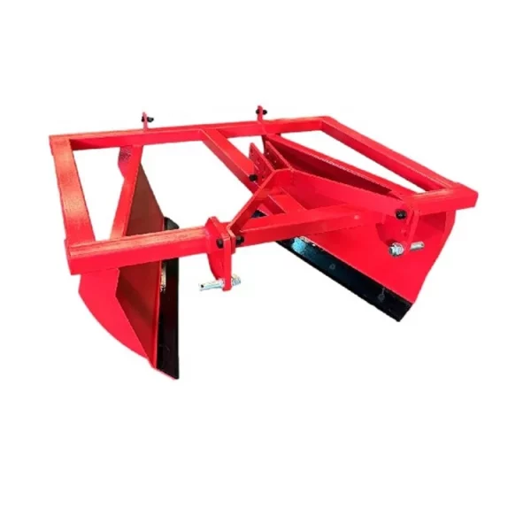 Farm tractor mounted double blade land scraper, land leveller