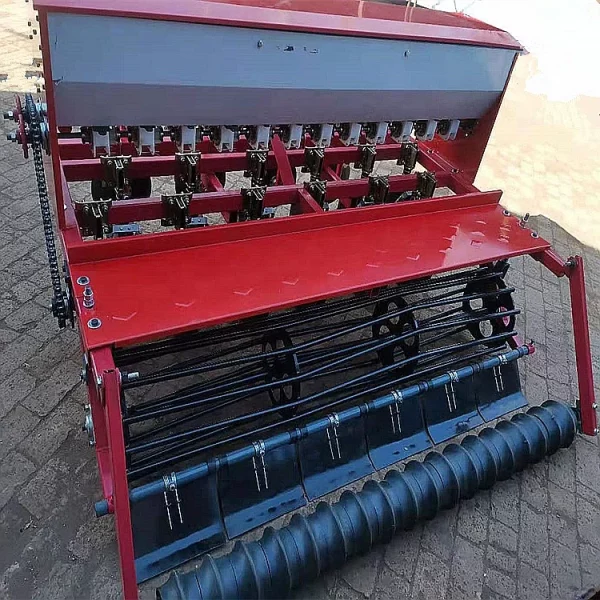 Farm Trailing Linkage Double Disc Pasture cereal planting wheat seeder
