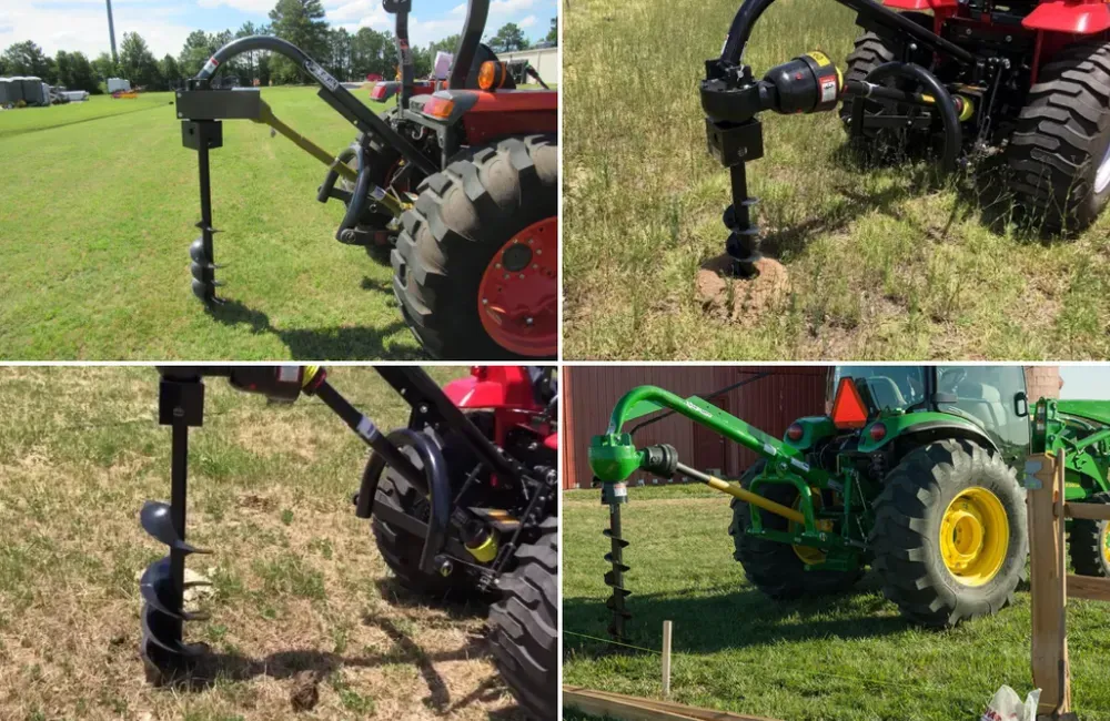 Tractor Mounted Post Hole Digger Applications
