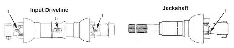 PTO Shaft for Bush Hog Rotary Mowers