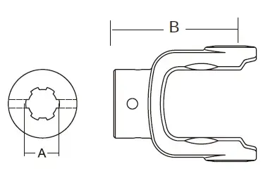 Spline Bore Yoke