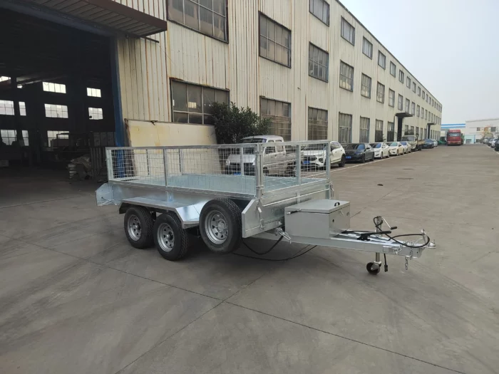 2000-12000kg Hydraulic Dump Net Cage Trailer