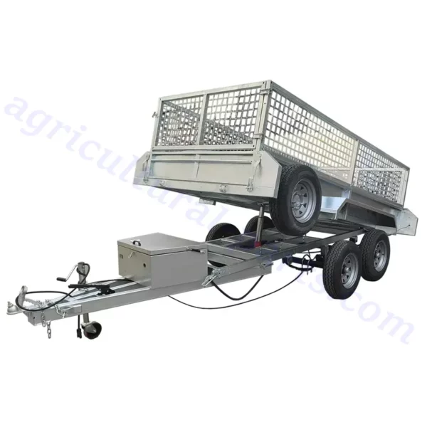 2000-12000kg Hydraulic Dump Net Cage Trailer
