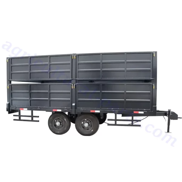 3.5T-12T Four-wheels Farm Trailer