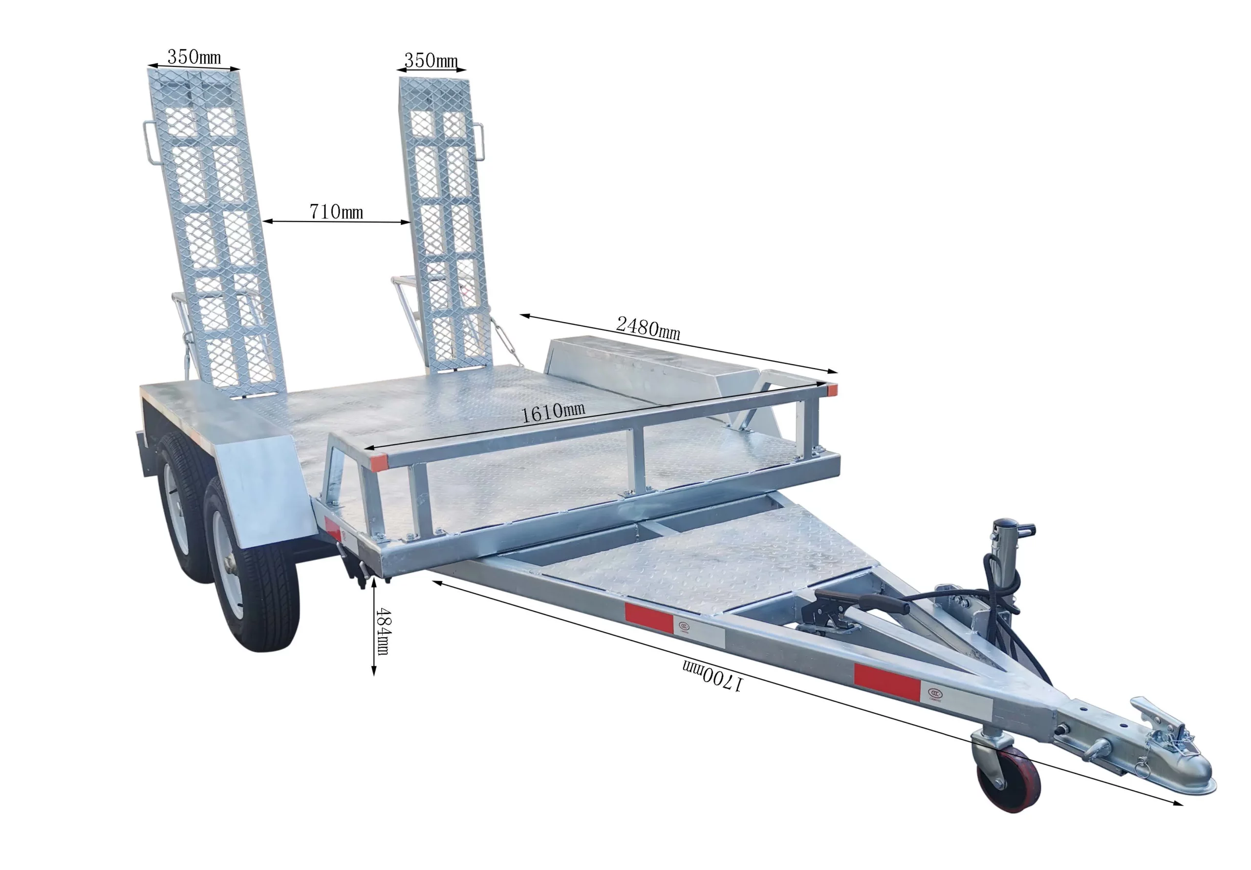 750-3000kg Mini Excavator Trailers