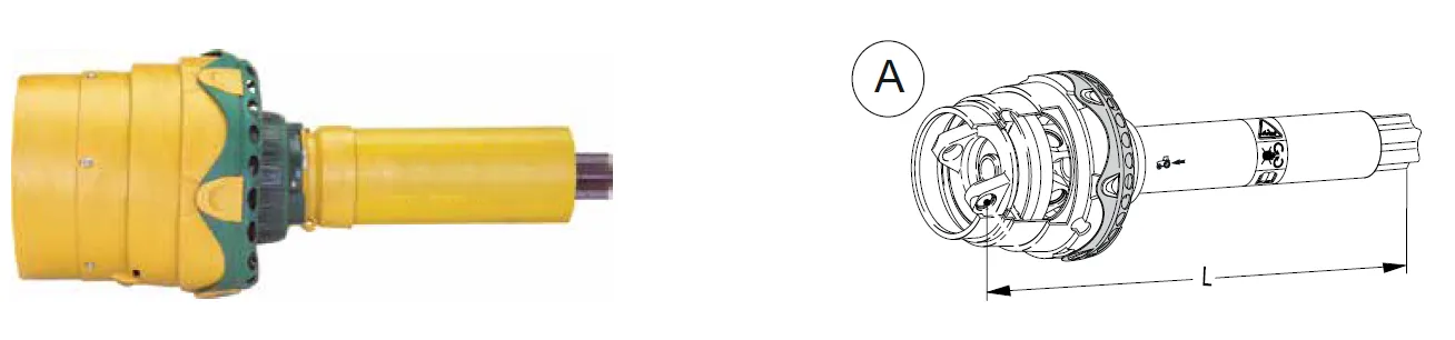 PWH 580 PTO Drive Shaft