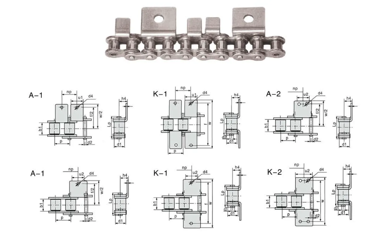 Stainless Steel Conveyor Chain for Jelly Making Machine