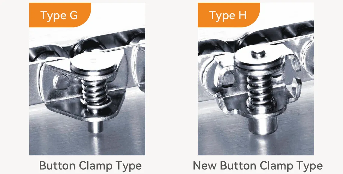 Gripper Chains - Button Clamp Types